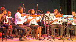 A stunning guitar echoes